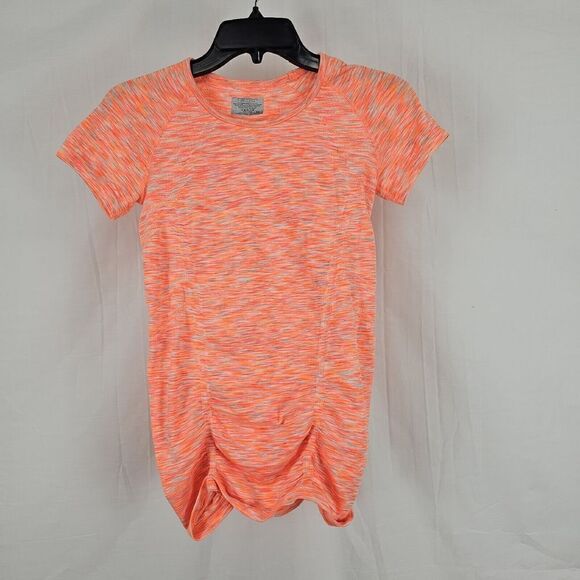 Athleta Women Athletic Fast Fastest Track Tee Top Size XS Orange Short Sleeve - Picture 2 of 8
